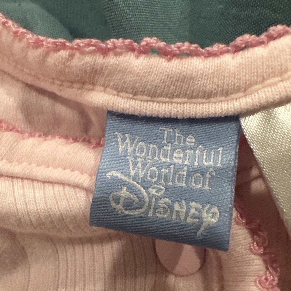 Vintage Wonderful World Of Walt Disney Pink Eeyore Jacket Preemie 90's - Picture 3 of 5